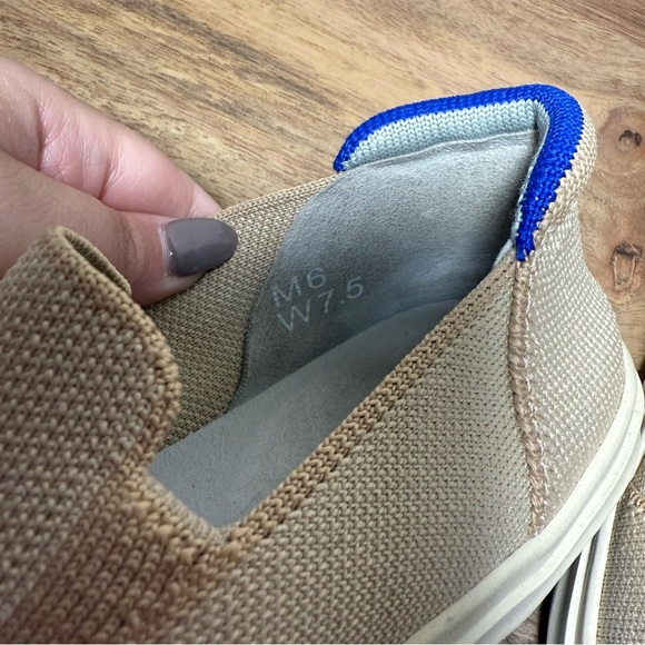 Rothy’s Original Slip on Sneakers Tan, Women’s 7.5 - Picture 4 of 7